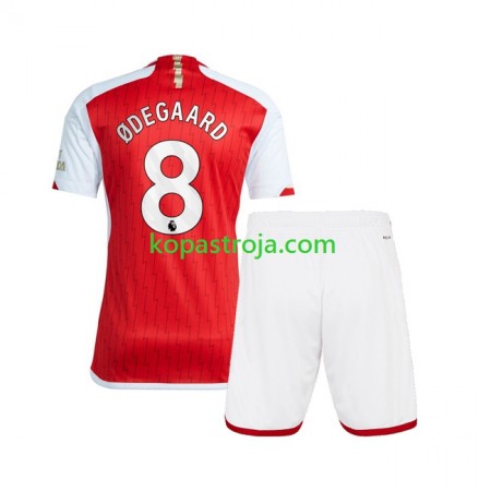 Billiga Fotbollströjor Arsenal Martin Odegaard 8 Barn Hemma tröja 2023/24 Kortärmad